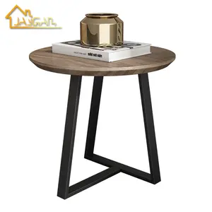 가구 요소 20 인치 라운드 커피 테이블 나무 소파 사이드 테이블 디자인 판매