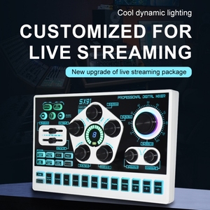 Full Kit Noise Cancelling Microphone <strong>Headset</strong> Ring Light Live Streaming Equipment SX91 Usb Sound Card <strong>Audio</strong> <strong>Interface</strong> Singing - Product Image 6
