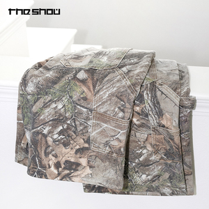 Custom Realtree <strong>Camo</strong> Double Knee <strong>Shorts</strong> Heavyweight Canvas Carpenter Streetwear Baggy Cargo <strong>Shorts</strong> Wholesale Bulk - Product Image 3