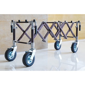 <span class=keywords><strong>THR</strong></span>-CTF04 prodotti funerari fornitura in lega di alluminio chiesa camion marrone bara carrello - Product Image 1