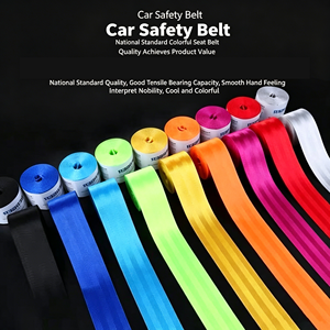 Accesorios de Modificación del Color del Cinturón de Seguridad del Automóvil, Extensión de Cinturón de Seguridad Universal de 48 cm, Cinta de Nailon Estándar para Automóvil - Product Image 3