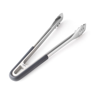 Pinze Duplo in Acciaio Inox con Impugnatura in Silicone per Barbecue e Grigliate - Product Image 1