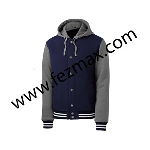 Fezmax porte la veste d'hiver Letterman Best-seller avec un tricot de haute qualité, imperméable et respirant - Product Image 4