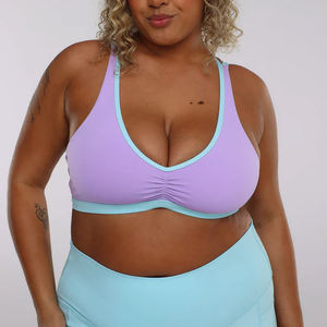 Großhandel Custom Logo Feuchtigkeit transportieren der Sport-BH Schnellt rockn ender 4-Wege-Stretch-Riemchen Cross Back <span class=keywords><strong>Yoga</strong></span> Gym Fitness-BH - Product Image 4