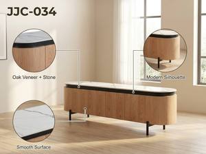 Mueble para <span class=keywords><strong>TV</strong></span> de Grado Comercial con Cubierta de Piedra Sinterizada, Pedido al por Mayor para Proyectos Hoteleros, Precio Competitivo Directo de Fábrica, Duradero - Product Image 4
