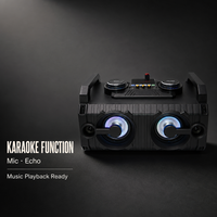 Nouveau modèle d'enceinte DJ sans fil de 5 pouces 120W avec éclairage RGB pour systèmes audio, prend en charge la technologie TWS