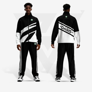 Tuta Sportiva Invernale 2 Pezzi con Zip Intera Abbigliamento Casual Caldo da Corsa e Jogging per Uomo e <span class=keywords><strong>Donna</strong></span> - Product Image 5