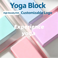 Bloc de yoga en mousse EVA haute densité, couleur unie, personnalisable, pour la danse et la gym, vente en gros - Offre Spéciale
