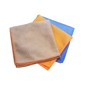 80/20 Shiny fish scale cloth glass cleaning cloth custom Logo microfiber window cleaning cloth