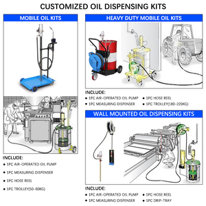 مضخة هوائية بسعة 200 لتر ، نظام القياس 55gal ، مضخة برميل لنقل الزيت للمحرك الهوائي - Product Image 5