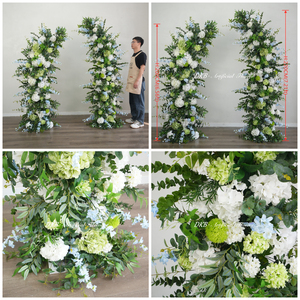 <span class=keywords><strong>Arche</strong></span> florale artificielle <span class=keywords><strong>en</strong></span> deux parties, style Forêt Verte, pour décoration romantique de scène d'événements extérieurs, mariages et fiançailles - Product Image 3