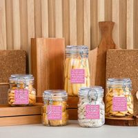 Etiquetas Adhesivas para Alimentos Caseros, Etiquetas de Información Nutricional, Etiquetas de Ingredientes para Cocina, Panadería y Uso Doméstico