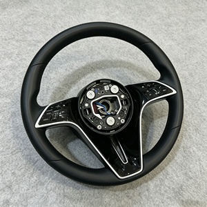 Modification et amélioration du volant en cuir noir sport pour Mercedes Benz E W213 <span class=keywords><strong>GLE</strong></span> W167 S W221 W222 W223 C GLC CLS - Product Image 6