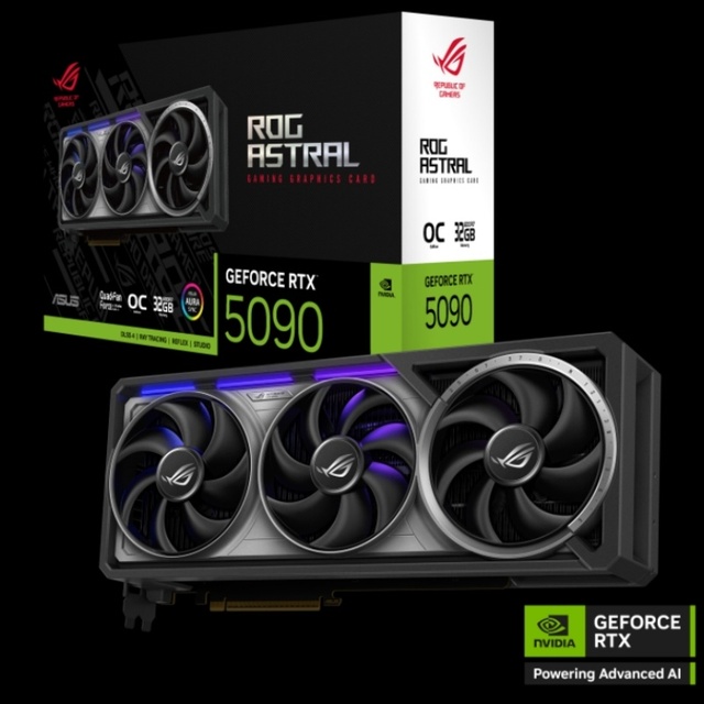 Brand New ROG Astral GeForce RTX 5090 32GB GDDR7 OC Edition Water Cooler Desktop Unopened Graphics Card