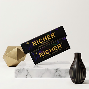 Wholesale Price Custom High End Rolling Papers for Smoking Eco-Friendly Wood Pulp with Filter Factory Direct OEM Rolling Paper - Product Image 1