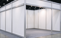 Stand modulaire standard en profilé aluminium 3*6, léger et facile à démonter, pour la location d'expositions, pays d'Asie du Sud-Est