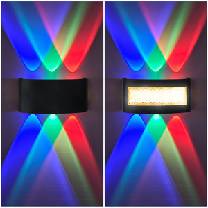 ไฟติดผนัง LED RGB ไล่เฉดสี ขึ้นลงได้ กันน้ำ IP65 ตัวเรือนอะลูมิเนียม แสงสีสันสดใส สำหรับตกแต่งบ้านและบาร์ - Product Image 5