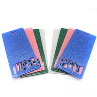 Personnalisé médical acrylique paillettes nom étiquette verticale infirmière carte LAB PCT insigne copain fournitures de bureau infirmière accessoires