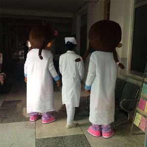 रनिंग मज़ा डॉक्टर Mcstuffins शुभंकर कॉस्टयूम कस्टम कार्टून चरित्र आलीशान फर शुभंकर Cosplay सूट वयस्कों के लिए - Product Image 6