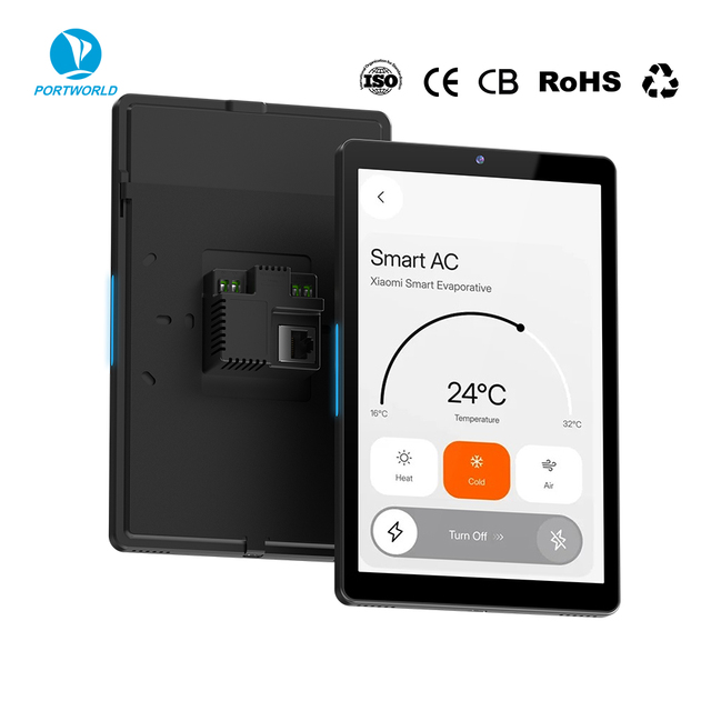 YC-SM08P 8'' Smart Touch IPS LCD Screen Central Control Switch Display