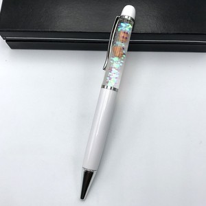 ボールペンスクールオフィス文房具用カスタムフローターキラキラ液体フローティングボールペン - Product Image 3