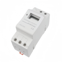 Minuteur programmable numérique LCD à piles 24V 12V 240V, relais de contrôle hebdomadaire 16A