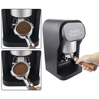 51mm 53mm 58mm Alat Penekan Kopi Elektrik Otomatis Barista Espresso Alat Penekan Otomatis Mesin Penekan Kopi Elektronik Hitam Putih