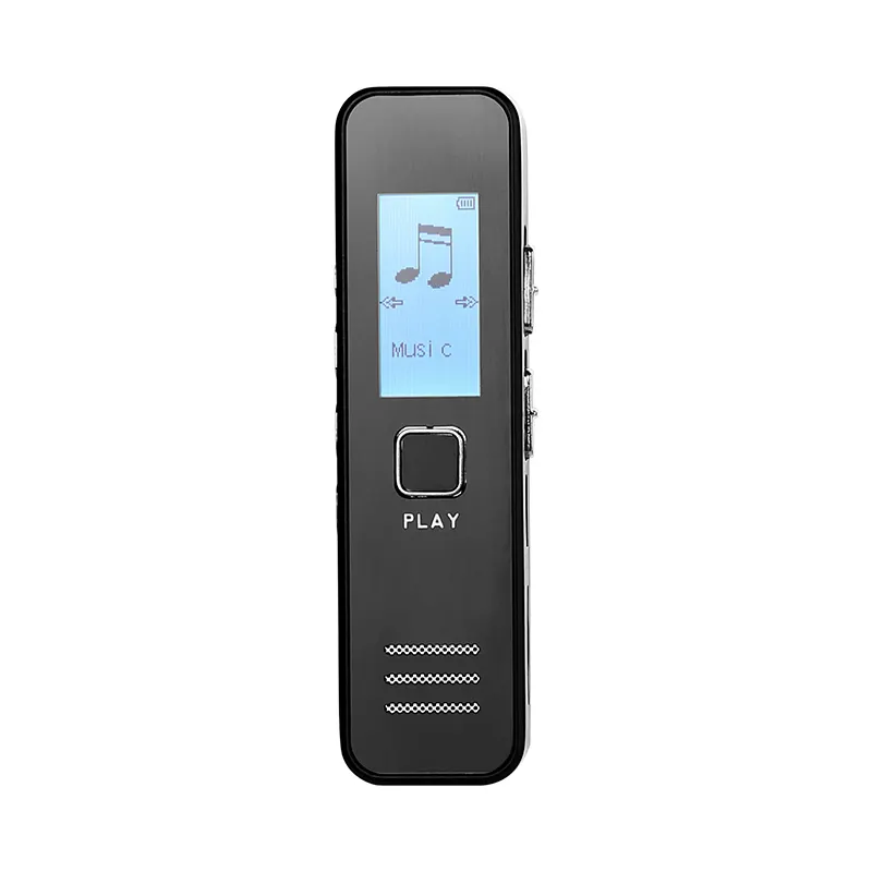 SK007 Mini Professional Digital Audio Voice Recorder With Screen MP3 Player Support TF Card 1 Click Auto Record