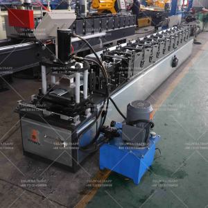 Machine de matériau de construction de <span class=keywords><strong>porte</strong></span> de volet roulant Machine de formage de feuilles de modèle de gaufrage en acier - Product Image 2