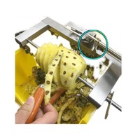 Roestvrijstalen Ananas Snijmachine Dunschiller Fruit Corer Snijmachine Keuken Easy Tool Ananas Spiraal Snijder