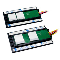Guanwell GTS-2W 60W 5A 12V Interrupteur tactile intelligent à double bouton pour rétroviseur LED avec capteur tactile et dégivreur, en ABS/Cuivre, pratique