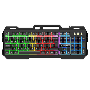 BAJEAL Mechanical Gaming Keyboard 104 <b>Keys</b> RGB Backlit Full Size Wired <b>USB</b> Anti Ghosting - Product Image 1