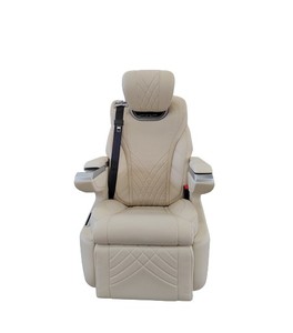 Siège de voiture en cuir de luxe VIP avec appuie-tête électrique et repose-jambes électrique pour conversion Maybach Carnival SPRINTER Quest Ram Van - Product Image 1