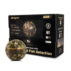 เครื่องหาปลาแบบพกพา New <span class=keywords><strong>Deeper</strong></span> Chirp+ 3.0/4.0 พร้อมแผนที่ 3 มิติ ระยะ 120 เมตร GPS ระบบตรวจจับปลาอัจฉริยะ กันน้ำ สำหรับตกปลาคาร์พ - Product Image 1