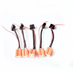 LED لمبات المصباح كابل H7 ذكر إلى السيراميك شاحن أنثي حامل الأسلاك تسخير مآخذ تمديد كابل ل مصباح أمامي للسيارة Foglight - Product Image 1