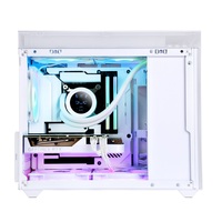 Boîtier SAMA IM01 Micro ATX USB 3.1 à installation rapide, compatible avec carte mère à connecteur arrière, pour PC