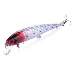 Leurre dur en silicone ABS Minnow Live Bait, flottant en eau moyenne, pour la pêche en eau salée de la bonefish, du marlin, du snapper et du zander - Product Image 4