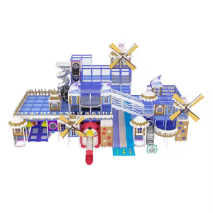 Pas cher personnalisé thème Toy Story balle fosse vilain château doux jouer toboggan et trampoline parc d'attractions enfant aire de jeux intérieure - Product Image 2