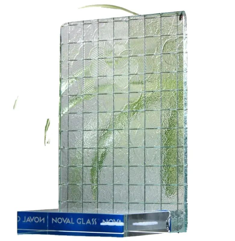 China Clear and Colored Wired Pattern Glass Manufacture