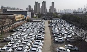 BYD E5 Auto Sedan mobil bekas harga terbaik otomatis gigi mobil kulit Lithium tangan kiri kendaraan bekas mobil - Product Image 3