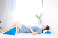 Smart Factory Memory Foam Lesekeil kissen mit Polyester bezug Atmungsaktives Bett Hinterbein Elevation Triangle Positioner