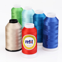 En gros 100% Viscose Rayonne Soie Broderie Machine Fil 450D/1