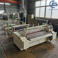 Máquina Rebobinadora de Papel Higiénico Totalmente Automática 1575, Control PLC, Motor y Bomba, Capacidad de 2 Toneladas/Día para Fábrica de Papel