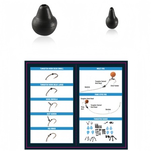 Nuevos accesorios de pesca de carpa de estilo europeo 3mm/3,5mm anzuelo de tungsteno Bloqueo de frijol Juego de pesca CarpFish - Product Image 4