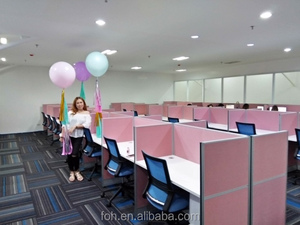 <span class=keywords><strong>Cebu</strong></span> BPO Estaciones de trabajo de oficina modernas Mesa de partición Cubículo para oficinas y hospitales Diseño versátil para villas - Product Image 4