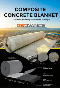 Tissu <span class=keywords><strong>géotextile</strong></span> à faible rétrécissement 8m-12mm, couverture en ciment tissée <span class=keywords><strong>pour</strong></span> sous-couche de barrage extérieur et de pont - Product Image 2