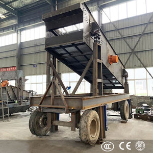 เครื่องกรองแบบสั่นสะเทือนติดตั้งบนยาง 350 ตันต่อชั่วโมง สำหรับสายการผลิตหินรวม - Product Image 4