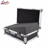 Boîtier audio en aluminium avec design pliable, personnalisation OEM/ODM, portable, résistant aux chutes, boîtier en aluminium sur mesure