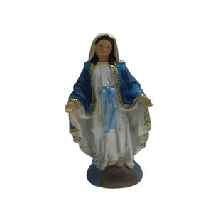 Estatua religiosa de Nuestra Señora de Fátima Virgen María con logotipo/forma/tamaño/embalaje personalizado aceptable