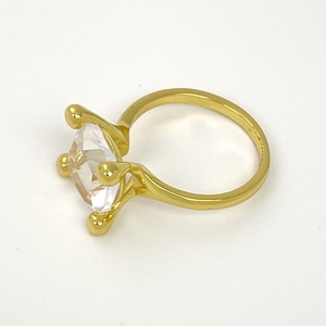 Juego de Collar, <span class=keywords><strong>Pendientes</strong></span> <span class=keywords><strong>y</strong></span> Anillo de Plata de Ley 925 con Diseño de Oso Español, Chapado en Oro de 18K, con Piedra Natural, Joyería Elegante <span class=keywords><strong>y</strong></span> a la Moda - Product Image 2